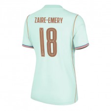 Frankrike Warren Zaire-Emery #18 Bortedrakt Kvinner VM 2026 Kortermet